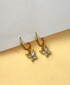 Tilley Butterfly Diamond Huggies