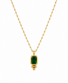 Jenli Emerald Dainty Necklace