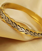 Ahana Leaf Dual Colour Cuff
