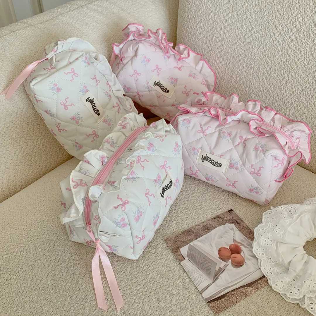 Bellany Frill Bow Cute Pouches