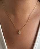 Humsa Evil Eye Dainty Necklace