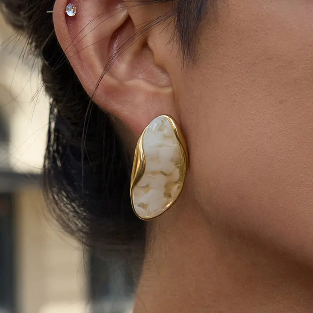 Thalia Stone Statement Earrings