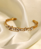 Toshi Diamond Gold Cuff✨