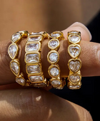 Zoya Crown Heart Gold Ring