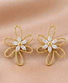 Uma Flower Diamond Earrings