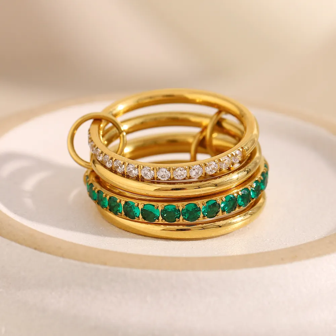 Mazina Stackable Gold Ring