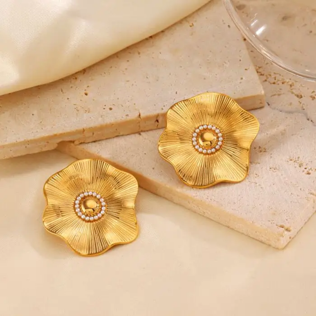 Rewi Big Flower Earrings❤️