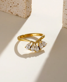 Crowny Diamond Gold Ring✨