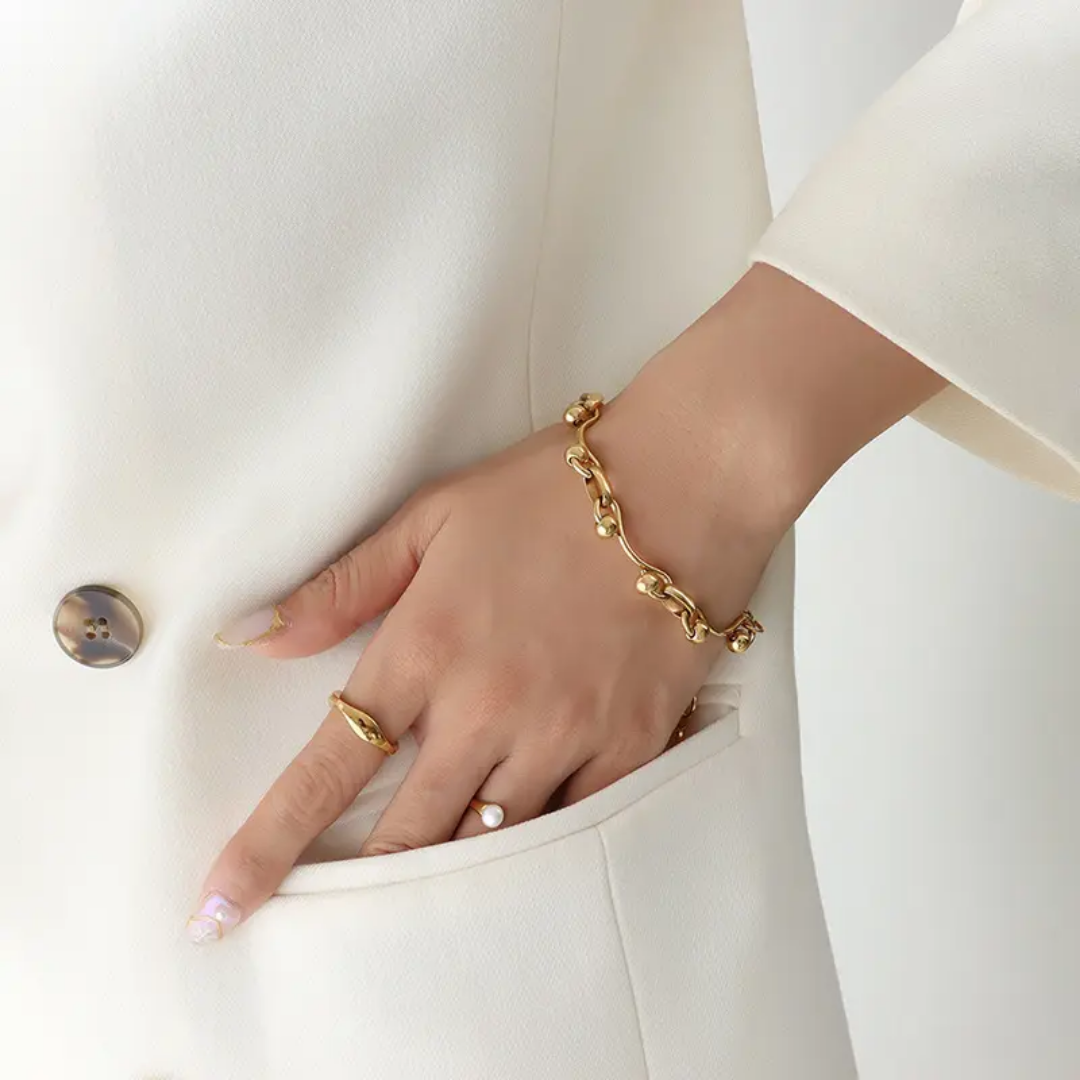 Edria Chunky Linked Bracelet❤️