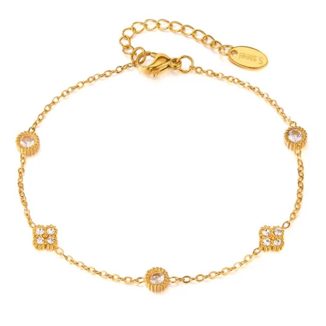 Havana Mini Clover Bracelet