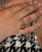 Hanging Heart Beautiful Ring