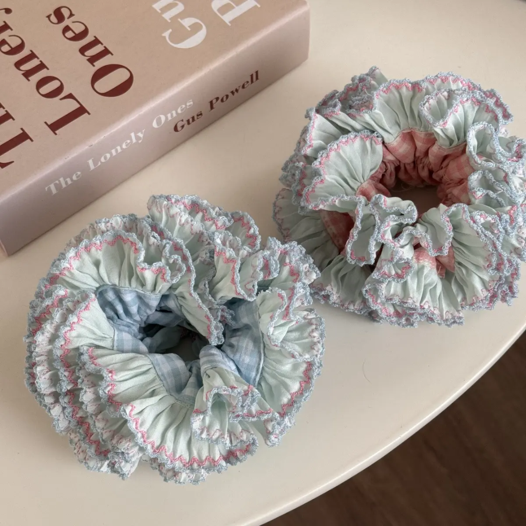 Veronica Frill Big Scrunchies