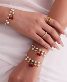 Ivory Strawberry Pearl Bracelet