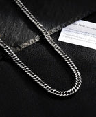 Bare Chunky Silver Linked Chain