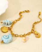 Candy Colours Shell Charm Bracelets