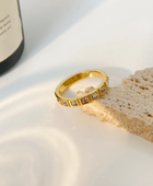 Tipsy Diamond Band Ring✨❤️