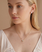 Givei Diamond Oval Necklace & Earrings Set✨