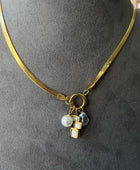 Ravioli Front Lock Charm Necklace