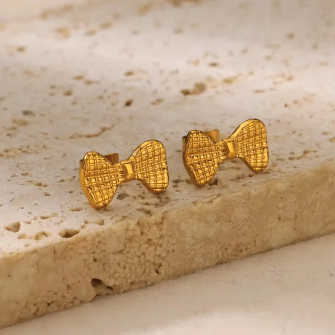 Tiya Small Bow Earrings