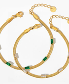 Go to Wear Snake Emerald Bracelets