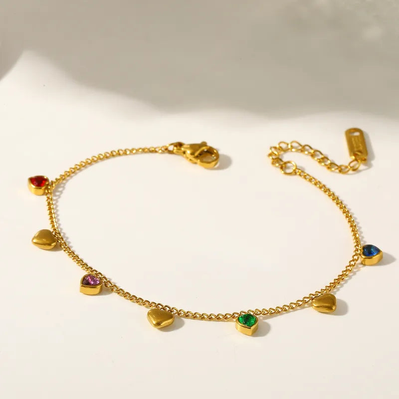 Lecia Heart Charm Bracelet