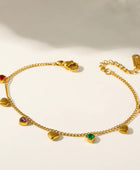 Lecia Heart Charm Bracelet