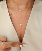 Erica Long Drop Double Necklace✨