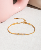 Sarah Little Heart Gold Bracelet