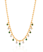 Baelish Green Emerald Charms Necklace