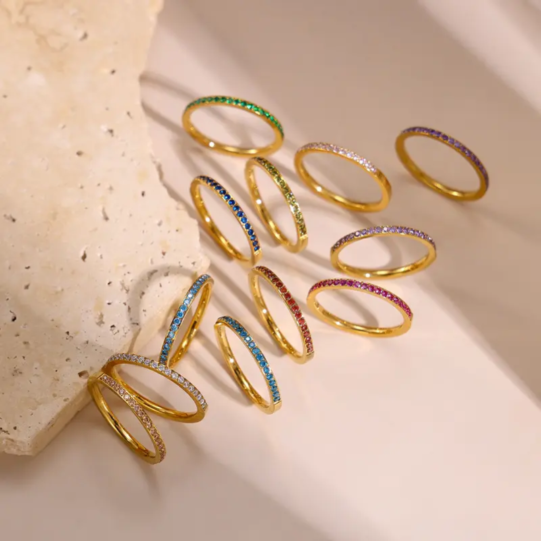 Eternity Diamond Gold Bands