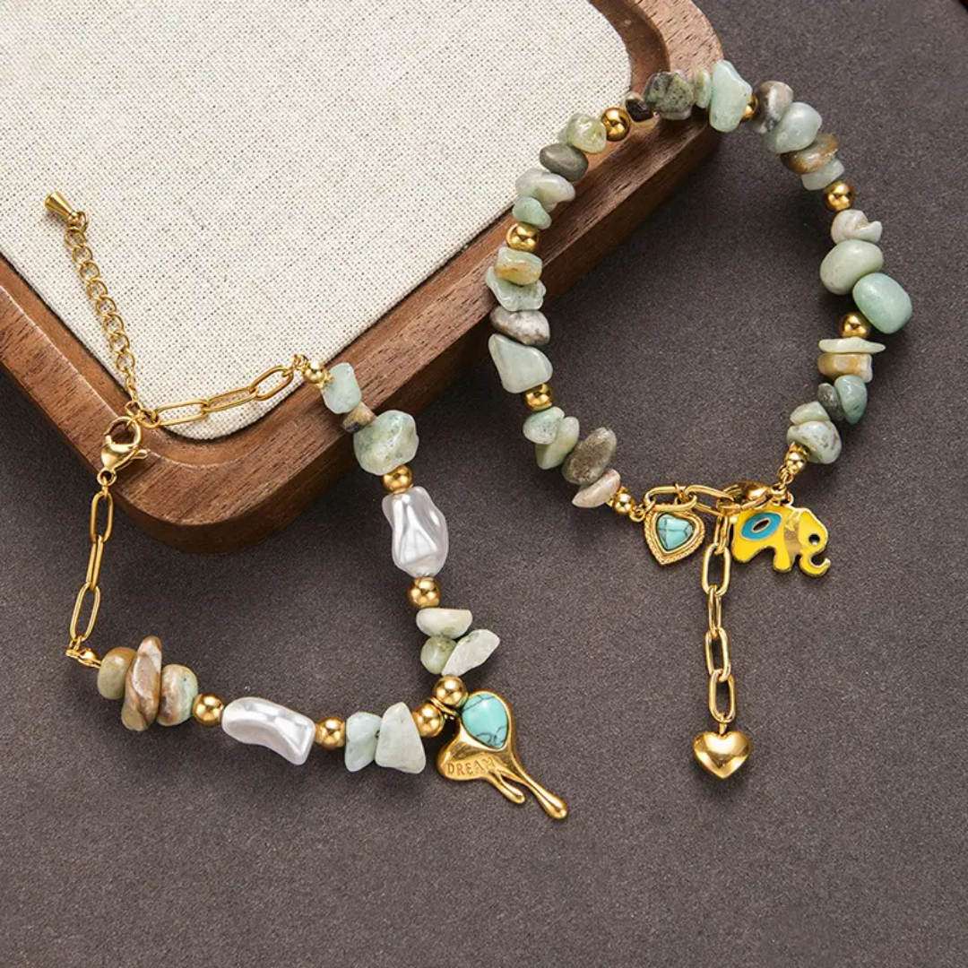 Moha Stones Hanging Bracelets❤️