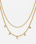 Mahira Layered Drop Necklace