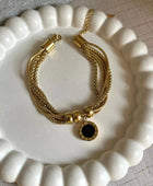 Roman Reversible Layered Bracelet