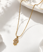 Humsa Evil Eye Dainty Necklace