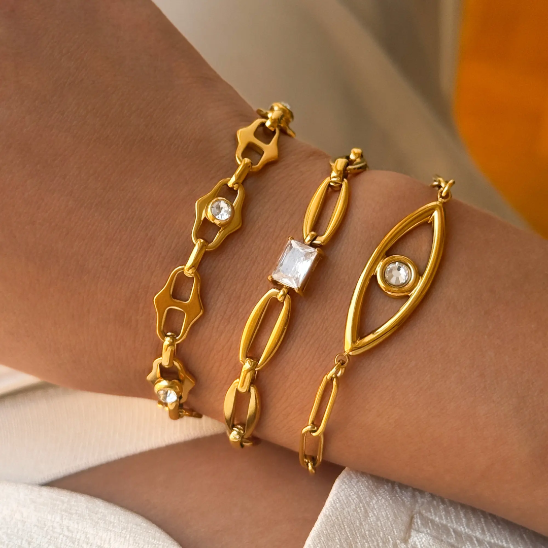 Mesha Linked Diamond Bracelet
