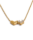 Segue Double Heart Diamond Necklace