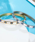 Kavi Evil Eye Gold Cuff