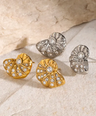 Allure Shell Diamond Earrings