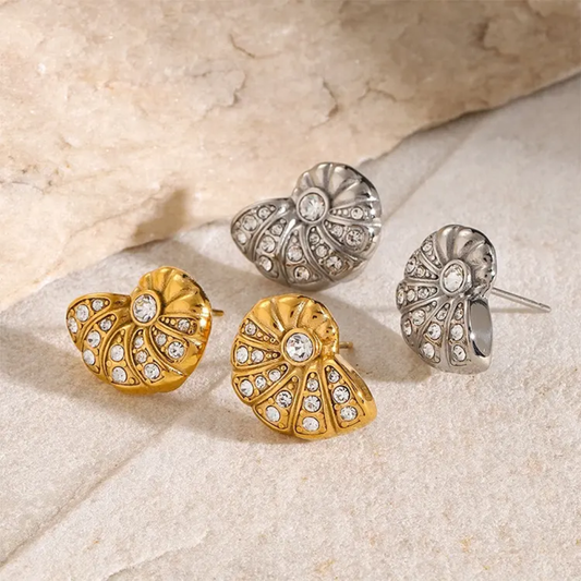 Allure Shell Diamond Earrings