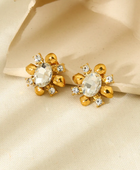 Risali Statement Gold Earrings