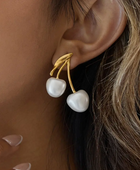 Dezi Pearl Cherries Earrings