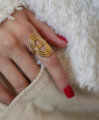 Statement Fusi Gold Ring