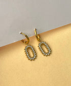 Tara Diamond Gold Huggies