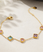 Ishi Multicolour Gold Bracelet