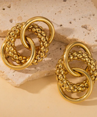 Lion Statement Gold Earrings❤️