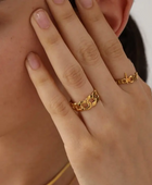 Linked Gold Ring