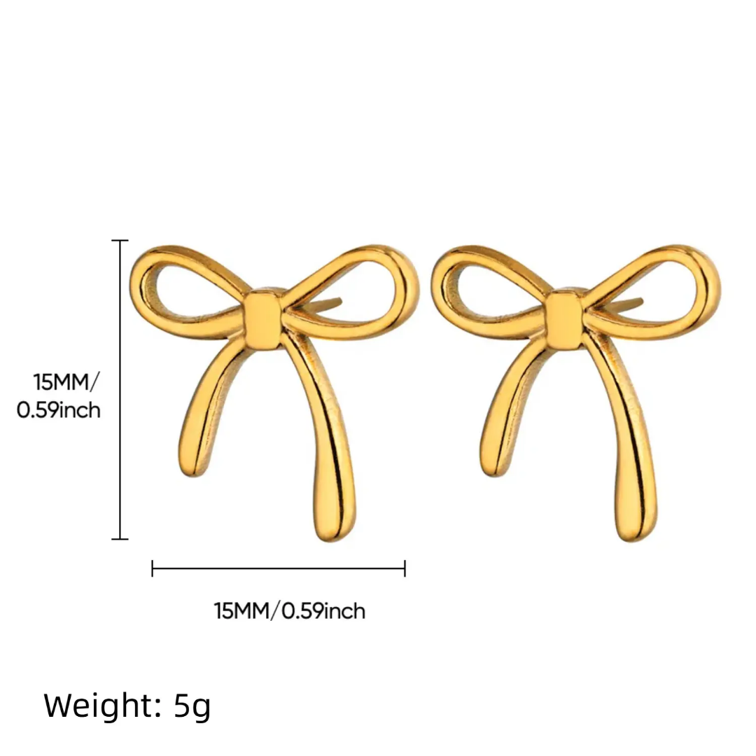 Qira Small Bow Earrings