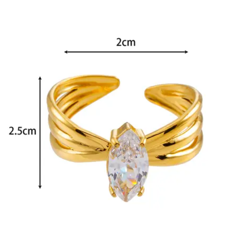 Piarsi Diamond Statement Ring