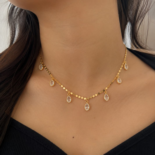 Ruby Princess Drop Necklace