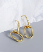 Double Square Detachable Earring
